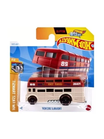 Hot Wheels Tekli Arabalar, TROUBLE DECKER Modeli ürün görseli 1