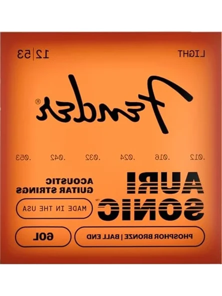 012-053 Kalınlıkta Phosphor Bronze Takım Akustik Gitar Teli ürün görseli 1