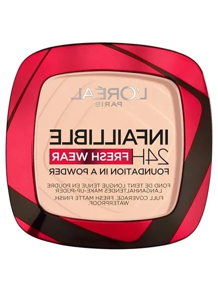 L'Oreal Paris Infaillible 24H Fresh Wear Pudra Fondöten 180 Rose Sand ürün görseli 1
