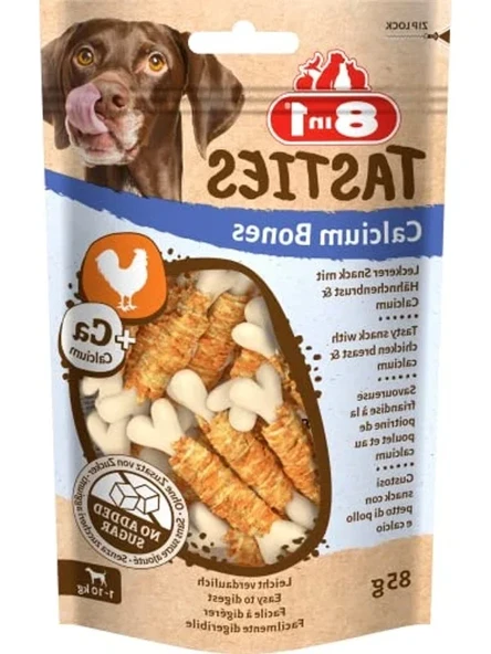 85 Gram Tavuk Sargılı Köpek Ödül Kemikleri ürün görseli 1