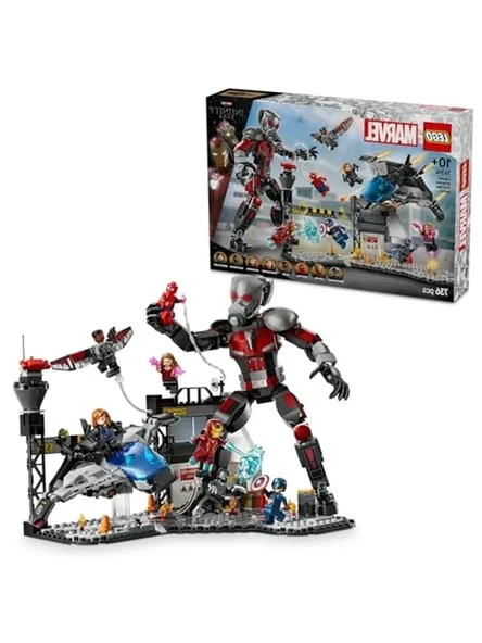 Süper Kahraman Temalı Yapım Seti - 10 Yaş ve Üzeri İçin 8 Minifigür ürün görseli 1