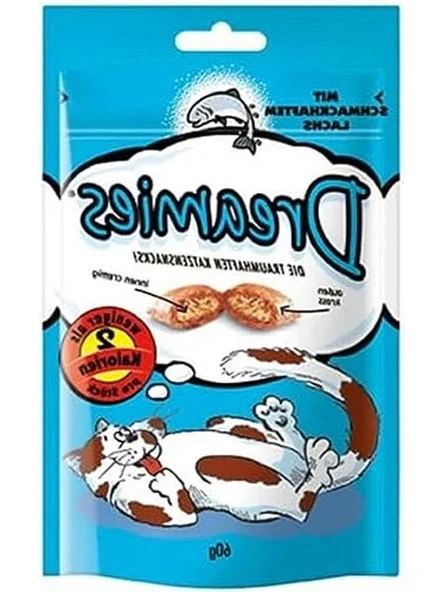 6 x 60 Gr Somonlu Dreamies Kedisi Atıştırmalık Paketi ürün görseli 1