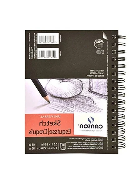 100510850 Pro-Art Sanatçı Serisi Evrensel Eskiz Defteri, 14 cm x 21,6 cm Yandan Tel Bağlamalı ürün görseli 1