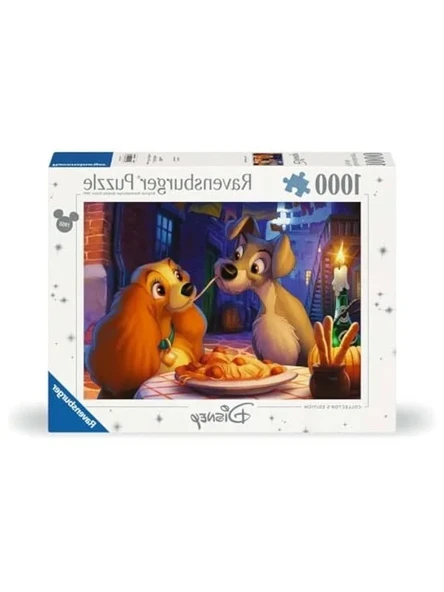 Leydi ve Sokak Köpeği Temalı 1000 Parça Puzzle, Eğlenceli Aktivite ürün görseli 1