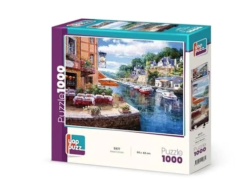 1000 Parça Sessiz Liman Puzzle - Zihinsel Gelişim İçin Eğlenceli Aktivite ürün görseli 1