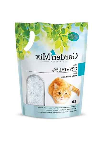Kokusu Azaltan Silika Jel Kedi Kumu 3.8 lt - 1-8 mm Tanecik Boyutu ürün görseli 1