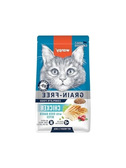 Tavuk İçeren Tahılsız Yetişkin Kedi Maması, 1,5 kg ürün görseli 1