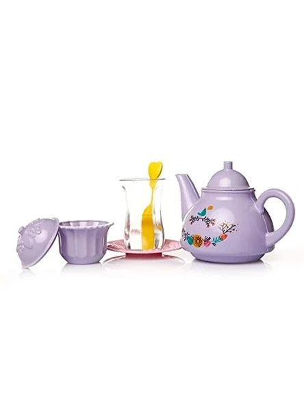 Çay Vakti Kartelası - İnce Belli Çay Seti ürün görseli 1