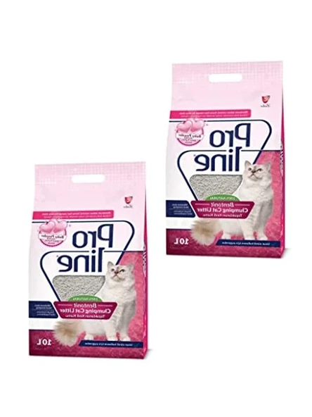 Bebek Pudrası Kokulu İnce Taneli Kedi Kumu, 2 x 10Lt ürün görseli 1