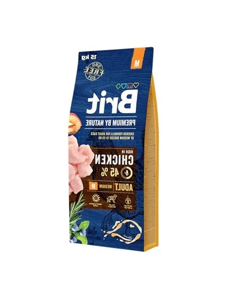 Premium By Nature Kuru Köpek Maması, Tavuklu, Yetişkin, Orta Irk, 15 Kg ürün görseli 1