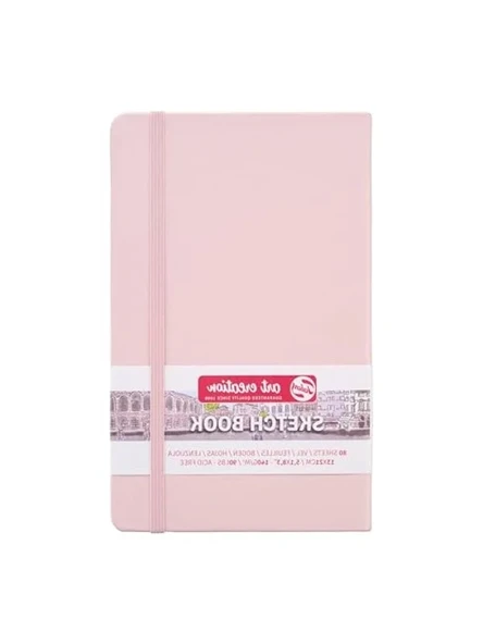Eskiz Defteri, Pastel Pembe 80 Yaprak, Ciltli Tasarım ürün görseli 1