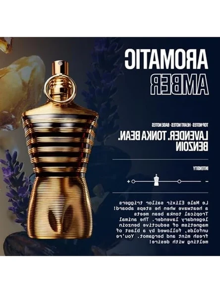 125 ml Erkek Parfüm, Le Male Elixir - Resim 2