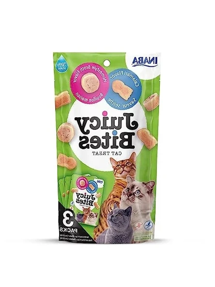 Lezzetli Sulu Çekirdekli Kedi Atıştırmalıkları, Eğlenceli Formlar ürün görseli 1