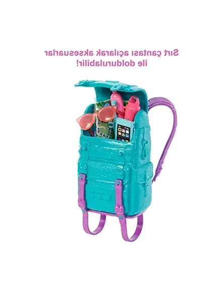 Kampa Giden Barbie Oyun Seti, 10'dan Fazla Aksesuar - Resim 3