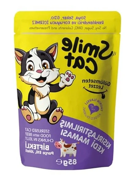Kısır Kedi Biftekli 85 gramlık Pouch ürün görseli 1