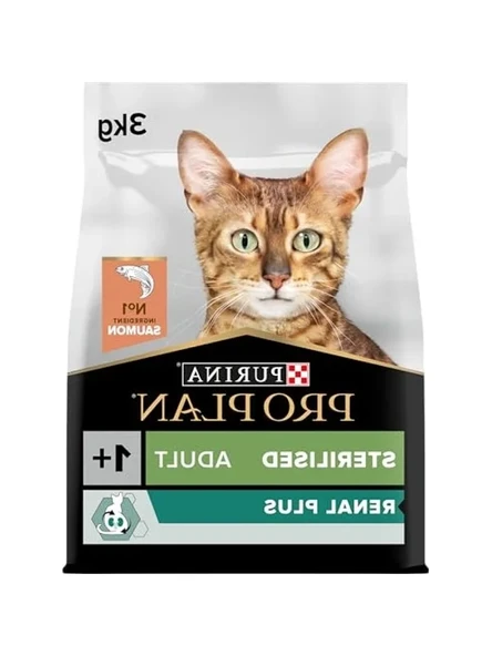 Kısırlaştırılmış Kedilere Özel 3 Kg Somonlu Kedi Maması Sağlıklı Besin ürün görseli 1