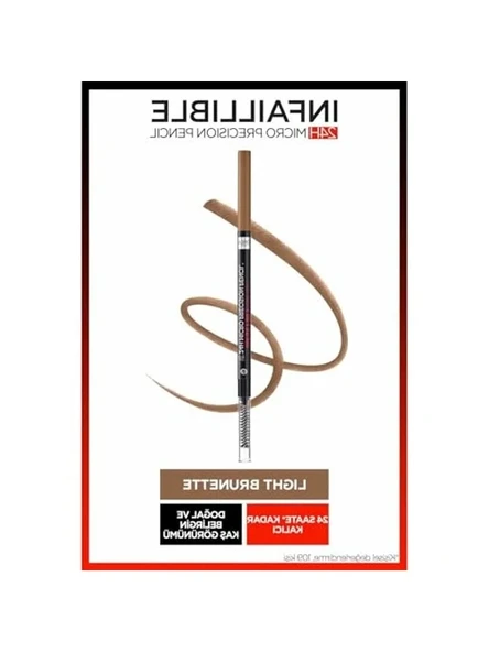 Kaş Kalemi, 5.0 Light Brunette, İnce Uç - Resim 2