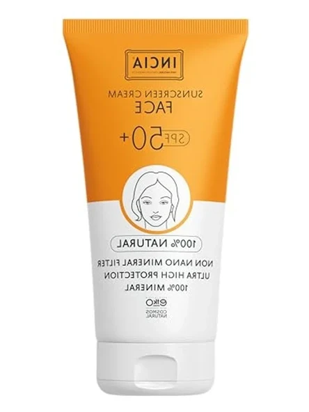 Yüksek Koruma SPF50 Mineral Filtreli Doğal Yüz Güneş Kremi, 50 ml ürün görseli 1