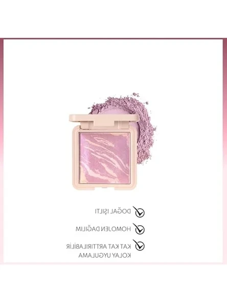 Fırınlanmış Allık, 02 Lavender Renk Seçeneği - Resim 3