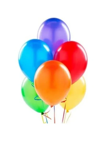 Karışık Renkli 50'li Balon Seti, Parti ve Doğum Günü Kutlamaları İçin ürün görseli 1