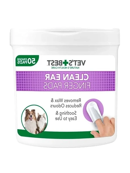 Vet's Best Köpek Kulak Temizleme Bezleri 50 Adet ürün görseli 1