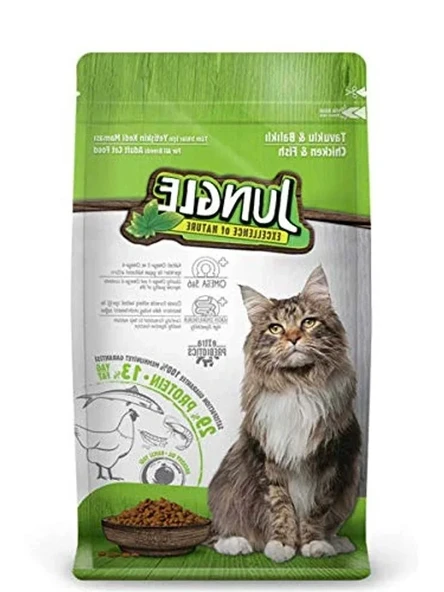 15 Kg Tavuk ve Balık Karışımlı Yetişkin Kedi Maması, Besleyici ürün görseli 1
