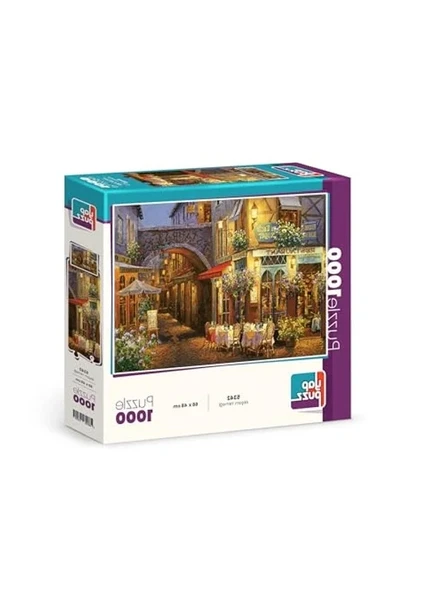 Antik Çiçek Masalı 1000 Parça Puzzle, Renkli Çiçek Temalı Eğlenceli Aktivite ürün görseli 1