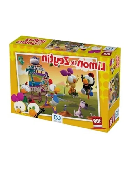 100 Parça Limon Zeytin Temalı Çocuk Puzzle, Eğlenceli Oyun ürün görseli 1