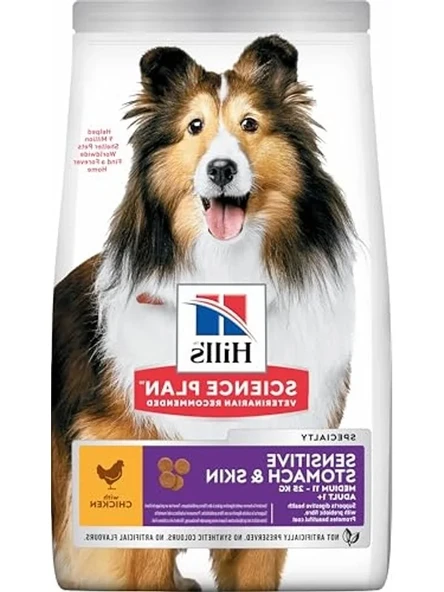 Hassas Deri ve Mide İçin Tavuklu Köpek Maması 14 kg ürün görseli 1