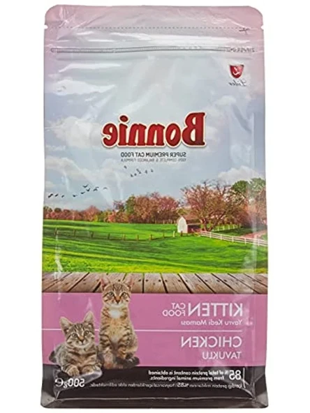 Bonnie Kuru Kedi Maması, Tavuklu, Yavru Kedi, 500 G ürün görseli 1