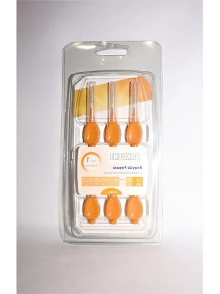 Turuncu Renkli 0,45 mm Uçlu Fırça Seti, 6'lı Paket ürün görseli 1