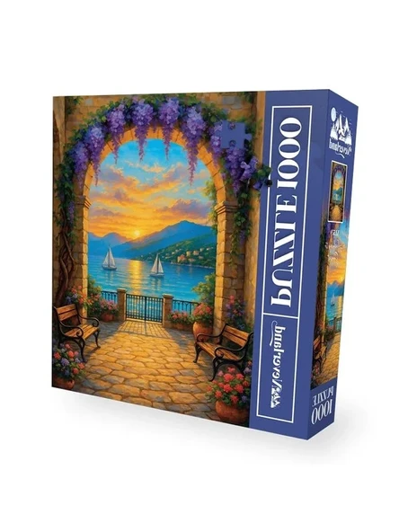 Günbatımına Açılan Geçit Temalı 1000 Parça Puzzle Seti ürün görseli 1