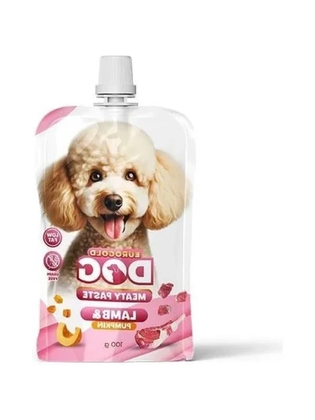 Kuzu ve Balkabağı Aromalı 100 gr Dog Et Ezmesi ürün görseli 1