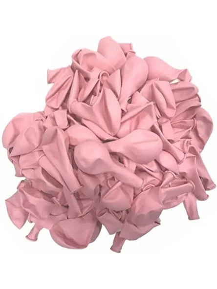 Makaron Pembe 10 Adet Balon Seti, Partiler için Renkli Süsleme ürün görseli 1