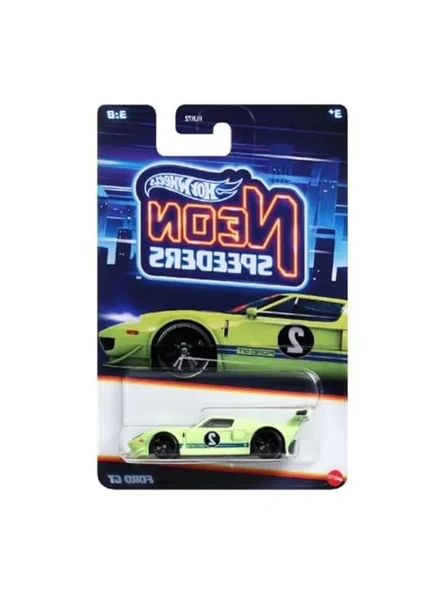 Hot Wheels Neon Yarışçılar HLH72 - FORD GT HRW77 ürün görseli 1