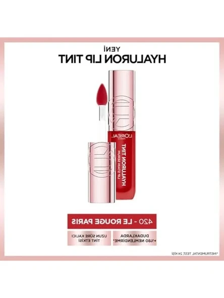 Hyaluronik Dudak Tint - 420 Le Rogue Paris - Resim 2
