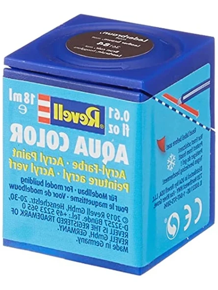 Deri Kahverengi Su Bazlı Maket Boyası, 18 ml ile Sanat Aktiviteleri için ürün görseli 1
