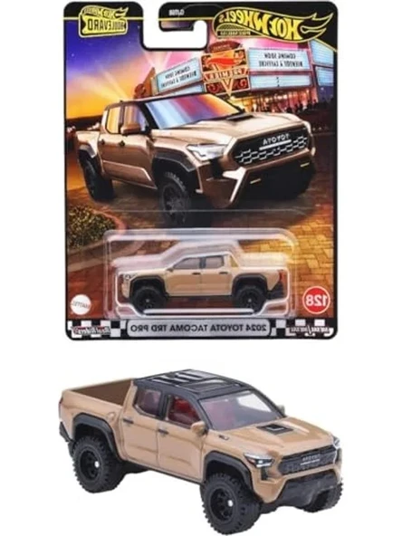Hot Wheels Premium Araçlar, 2024 Toyota Tacoma ile Eğlenceli Oyun Deneyimi ürün görseli 1