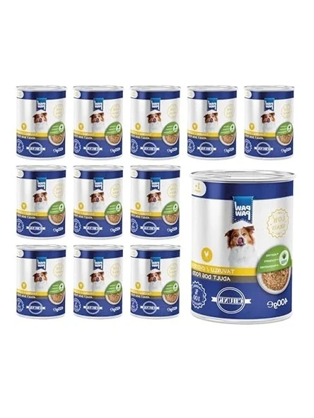 Köpekler için Tavuk ve Jöle İçeren Konserve Mama 400 Gr x 12 Adet ürün görseli 1