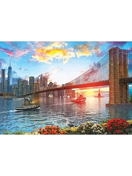 1000 Parça New York Günbatımı Puzzle - Resim 2