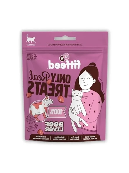 Freeze-Dried Dana Ciğer Kedi Ödül Maması, 40 g ürün görseli 1