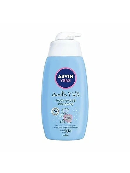 Bebek Saç ve Vücut Şampuanı, 500 ml Boyutunda Hassas Formül ürün görseli 1