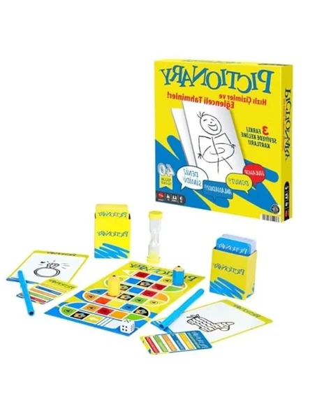 Pictionary Kutu Oyunu, Çocuklar ve Aileler için Eğlenceli Oyun ürün görseli 1
