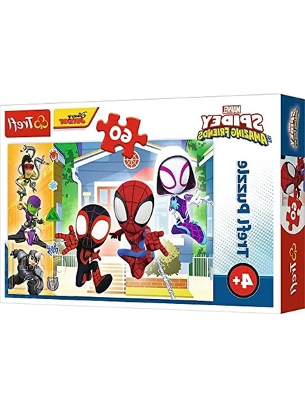 60 Parça Renkli Yapboz, Marvel Masal Kahramanları Temalı ürün görseli 1