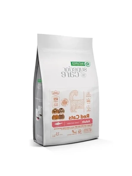 Kızıl/Kahverengi Tüylü Kediler İçin Tahılsız Ringa Balıklı Mama 1,5 Kg ürün görseli 1