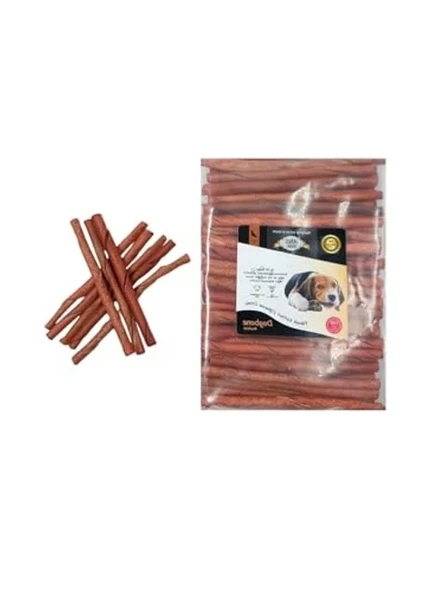 Doğal Burgu Köpek Kemiği - 12 cm, 50 Adet ürün görseli 1