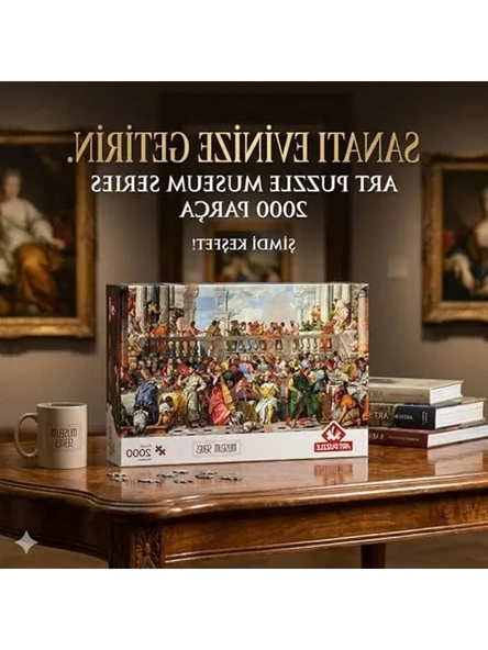Düğün Şöleni Temalı 2000 Parça Puzzle Seti - Resim 3