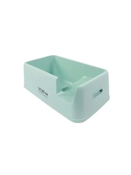 Açık Kedi Tuvaleti Sea Green Renk Kolay Temizlik İçin ürün görseli 1