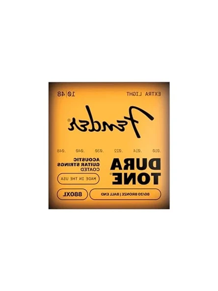 Coated 80/20 Bronze Akustik Gitar Teli Seti - 010-048 ürün görseli 1