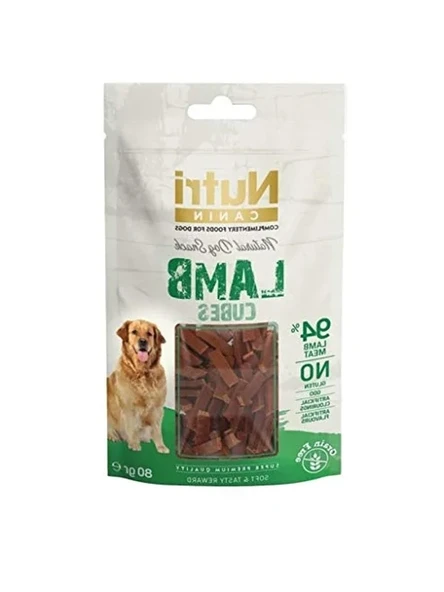Tahılsız %94 Kuzulu Küp Köpek Ödülü, 80 Gr ürün görseli 1